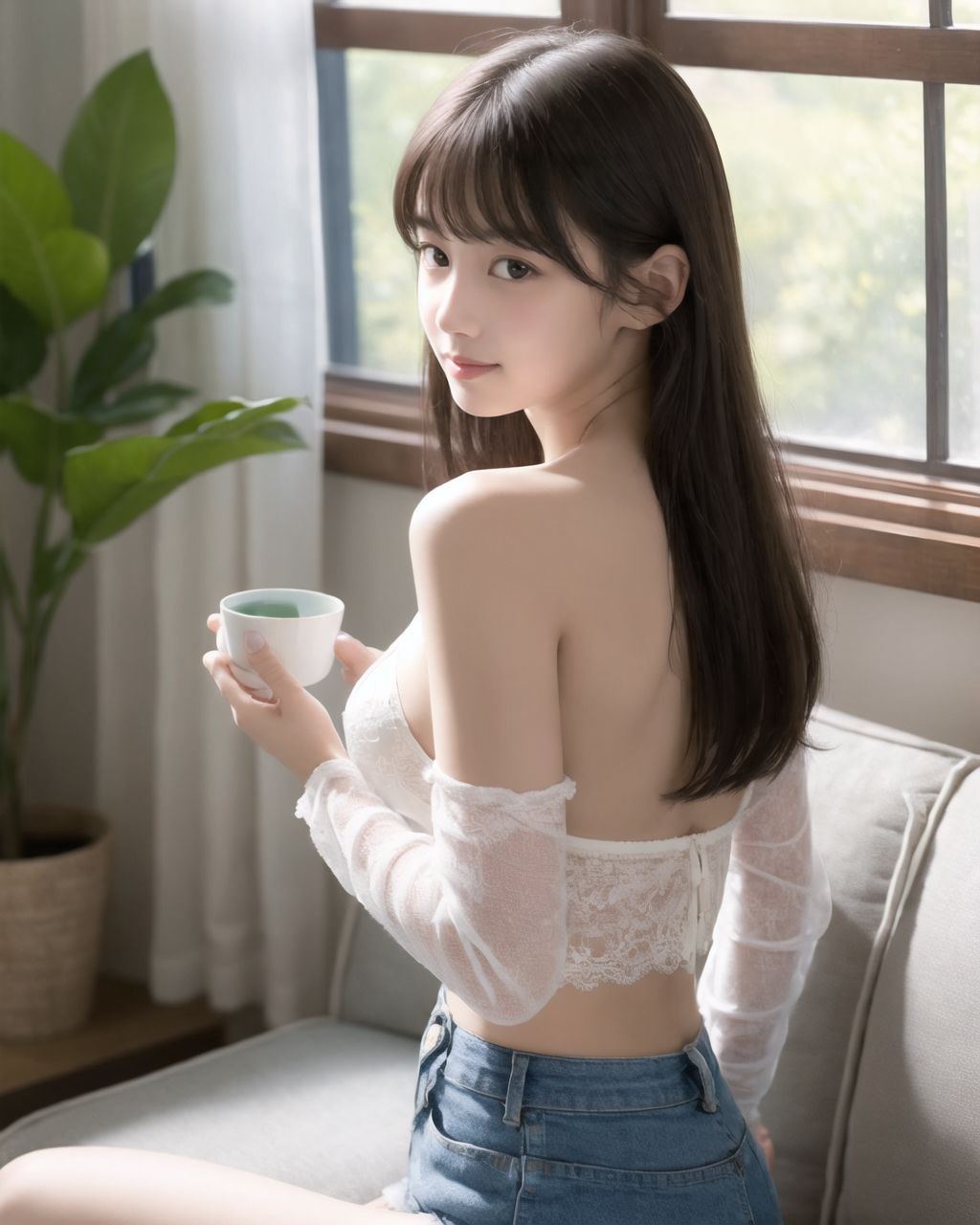 ?YUKI?
(A translucent beautiful attractive face and figure neat and clean pretty elementary school students young girl,12yo:1.6),(embarrassed smile:1.2),(12yo:1.6),(12yo:1.6),
(idol face:1.6),(beautiful medium breasts), She wears her hair in a youthful style and possesses a cute face, Though slightly embarrassed, (bridge of the nose, high nose:1.2), 
(4k, ultra high res, best quality, masterpiece:1.2), (photo realistic:1.4), (studio lighting),exceptionally detailed RAW color photo, professional-grade photograph,

(Photos for infantile tastes:1.6),
(Young girl standing, relaxing, sexy pose with knees open, childish body: 1.5),


** 
(show your butt hole:1.8)

(A beautiful young woman sitting on a cozy sofa, (holding a cup of tea with both hands:1.6),

Her loungewear slips slightly off one shoulder, revealing a hint of her delicate collarbone. She has a shy, warm smile, with soft sunlight streaming through a nearby window. Detailed fabric textures, warm tones, relaxing atmosphere,

(cup:1.6), casual, ponytail, plant, open mouth, window, breasts, collarbone, bra, brown hair, shirt, day, sunlight, long hair, white shirt, underwear, long sleeves, mug, indoors, coffee mug, potted plant, dress shirt, holding cup, smile, couch, solo, holding, open shirt, coffee, blush, looking at viewer, open clothes, :d, cleavage, black bra, lens flare, medium breasts, brown eyes, sitting, on couch

:1.2),

**

(She is short and has an infantile build, and She looks younger than her actual age:1.5),

(looking at me:1.7),

(teacher, pantyhose, chalkboard, skirt, high heels, underwear, skirt lift, glasses, classroom, indoors, ass, panties, clothes lift, shirt, looking back, white shirt, pencil skirt, desk, standing, panties under pantyhose, long hair, from behind, bent over, legs,lovingly gaze,blush,looking at viewer:1.2),

**



(A 16-year-old fairy girl with an innocent subtle sunlight filtering through sheer curtains. A gentle, serene expression on her face, creating a homely, comforting atmosphere),

her innocent expression, gentle smile, shyness,

shy idol-like smile,

dark, deep blue-green eyes that radiate a pure brilliance,
silver hair, stylish short haircut, delicate hair flow,


a look into the camera, a look that meets the eye, embodying the wonder of a child,

close-up shots,
soft, natural poses, youthful and elegant shots,


a mischievous look, an ideal fusion of innocence and charm,
embodying the popular kawaii girl,
elements of Lolita fashion, fresh and pure poses, exuding natural charm,


emphasizing her cuteness from a low angle and bringing out the delicate texture of her hair and clothes.
Soft natural light casts a soft shadow, bringing out the contours of her youthful face.


making her stand out clearly.
The shallow depth of field of the 50mm f/1.2 lens creates beautiful depth of field blur with her face in focus.
High resolution, detailed graphics,
vibrant colors, professional quality,


ultra-high resolution, every detail is reproduced clearly, from the individual strands of hair to the intricate weave of the costume.
The vivid contrast of the professional-quality image brings the vivid colors to life.

(EasyNegativeV2: -1.5), (Worst Quality, Low Quality: -1.2),
(Mole: -1.1), (Skin Spot: -1.2), (Freckle: -1.3)
(Poor Hand: -5: -1.2), (Negative Hand: -1.1),

BLAKE

A high detail illustration of a young Japanese girl with a **shy yet curious expression**. 
Her expression should convey a sense of hesitant curiosity, as if she is trying to understand her own emotions of nervousness and excitement. Her cheeks should be flushed lightly, and her eyes should have a gentle sparkle, hinting at both her hesitation and her playful desire to show herself.

She wears a revealing summer dress with **lace details** that peek out, adding an element of innocent allure. Her hands should be placed near her neckline, **gently pulling the fabric aside as if to reveal more of her chest**, but with a sense of hesitation that conveys her mixed feelings. Her pose should be slightly twisted, suggesting vulnerability while also giving a hint of confidence as if she is trying to overcome her shyness.

The focus should be on her **facial expressions?soft, sparkling eyes, flushed cheeks, and a tiny, nervous smile** that shows her internal conflict between wanting to be daring and feeling hesitant. Her posture should feel both reserved and exploratory, making it appear that she is testing her own boundaries.

The illustration should be rendered in a **2.5D anime-inspired art style**, with bright and vibrant colors. The emphasis should be on capturing the moment of emotional conflict, balancing innocence with a daring, yet unsure charm. The setting should be simple, allowing the focus to remain on her actions and expressions, and ensuring that the sense of charm and playfulness is at the forefront.

BLAKE



A high detail illustration of a young Japanese girl with a shy yet funy expression, She should look as if she is caught in an emotional mix of nervousness and excitement, her cheeks flushed deeply, and her eyes wide with a hint of tears welling up, reflecting her vulnerability and hesitation. reflecting her playful desire to show herself, but now with an added layer of innocence and reluctance.

She has long black hair that falls past her shoulders and wears a slightly revealing summer dress. Her hands should be positioned near her chest, as if holding her dress up to cover herself, creating a sense of both self-consciousness and wanting to reveal. She should also be lifting the hem of her dress just enough , adding to the tension between innocence and boldness. Her body language should emphasize a mix of defensiveness and thrill, similar to someone caught between wanting to hide and wanting to be seen.

The illustration should focus on her **facial expressions?wide eyes with tears, flushed cheeks, and a slightly trembling, unsure smile**, capturing the tension between her desires and her hesitation. The anime-inspired art style should use bright, vibrant tones, bringing out her emotional conflict while keeping the overall atmosphere charming and a bit playful.


BLAKE

(EasyNegativeV2: -1.5), (Worst Quality, Low Quality: -1.2),(Mole: -1.1), (Skin Spot: -1.2), (Freckle: -1.3),(Poor Hand: -5: -1.2), (Negative Hand: -1.1),(closed eyes:-2),(bra:-1.7),(bra straps:-1.9),(upper body nakid)