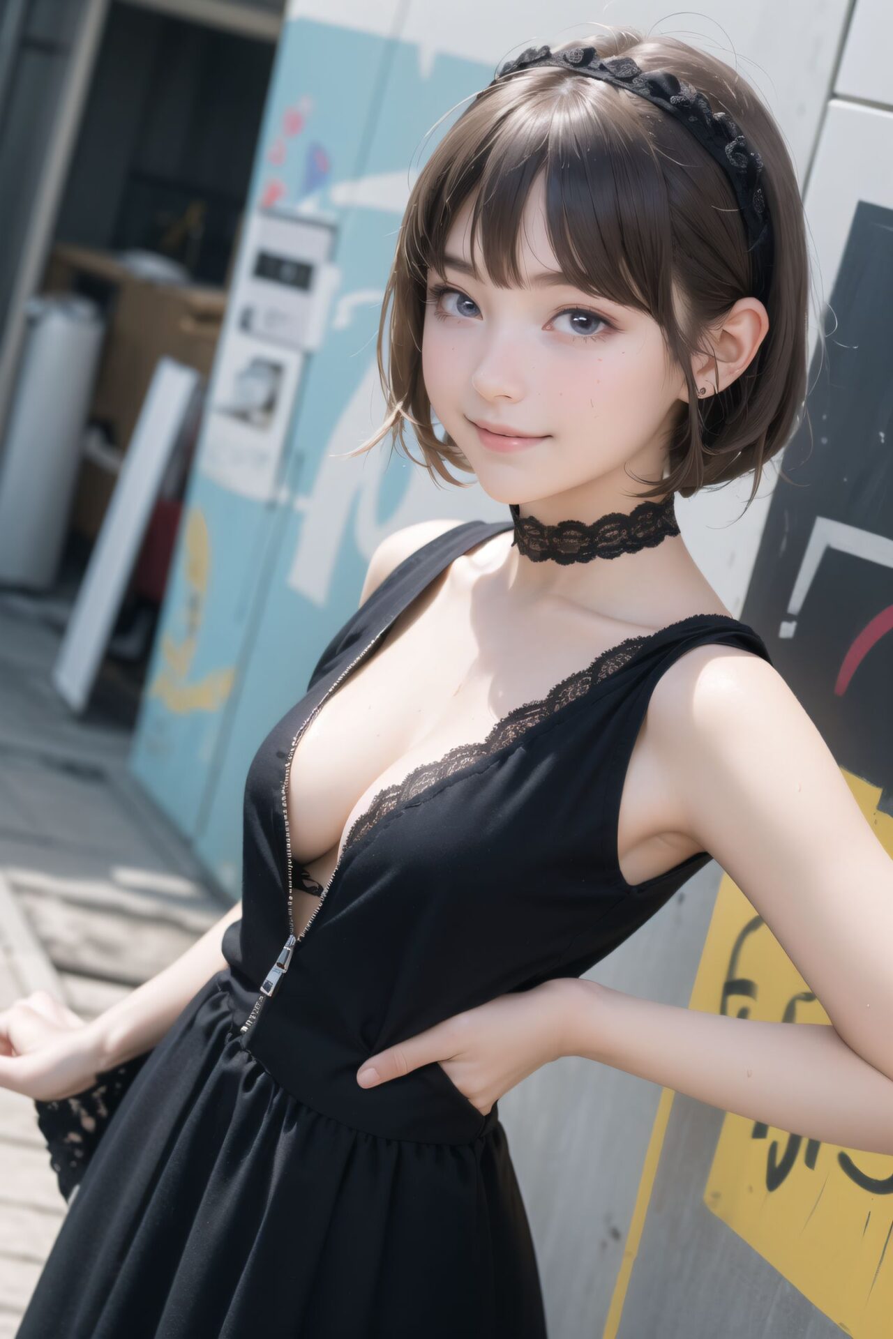 ?RUNA?

(masterpiece:1.3), (best quality:1.3),(photo-realistic:1.5),real person,
(cute girl:1.2),kawaii,idol face,(12 years old young girl:1.3),

BLAKE

Innocent pure and charming 16-year-old girl, 
Innocent, youthful expression, gentle smile, shy demeanour,

Embarrassed Idol smile,

dark deep Blue green eyes, shining with purity,
stylish short cut, delicate flow of hair, 

*
((
sheer hoodieCasual yet naughtyher hoodie let the outline of her chest show through,, 
white blouse sticking to her body, light fabric with sweat causing it to cling and reveal outlines,, 
Shirt slipping off one side, revealing [cleavage] and bare shoulder,, 
?Please... don't stare at me like that...? Her face flushes deeply, eyes trembling with uncertainty. Her hands nervously clutch the edge of her blouse. She avoids eye contact, fidgeting on the spot.,, 
Toilet stall with graffiti on the walls and worn tiles,, 


**zippered black velvet dress** with lace choker (resting chin on hand, silent but deadly),, 

):1.8),
*

Facing the camera, making eye contact, embodying childlike wonder, 

Soft, natural posture, youthful, graceful shot, 

flirtatious eyes expression,, an ideal blend of innocence and enchantment, 
Embodies the popular kawaii girl,
Elements of Lolita fashion, fresh and pure poses, exuding natural charm, 


The low angle emphasises her kawaii and highlights the fine textures of her hair and clothes, 
Natural light casts soft shadows and highlights the contours of her youthful face, 


Bringing her into sharp focus,
High resolution, detailed graphics, 
vivid colors, professional quality,


Ultra-high resolution, capturing every detail from individual strands of hair to the intricate fabrics of her costume,
Professional-grade clarity and contrast bring the vibrant colours to life,


(EasyNegativeV2:-1.5), (worst quality, low quality:-1.2),
(moles:-1.1),(spot on the skin:-1.2),(freckles:-1.3)
(bad-hands-5:-1.2), (negative_hand-neg:-1.1), 

BLAKE

beautiful detailed eyes,
(baby face:1.4),
(smile:1.4),blush,(soft and smooth skin:1.2),(oily skin:1.2),
(medium breasts:1.2),

(bangs cut, beautiful hair:1.6),braids,Headband Alice band,

concept art,
texture,Exquisite and beautiful backgrounds,
absolutely resolution, ultra detaile,intricate,
(8k:1.3),CG, unity , 2k wallpaper,absurdres,