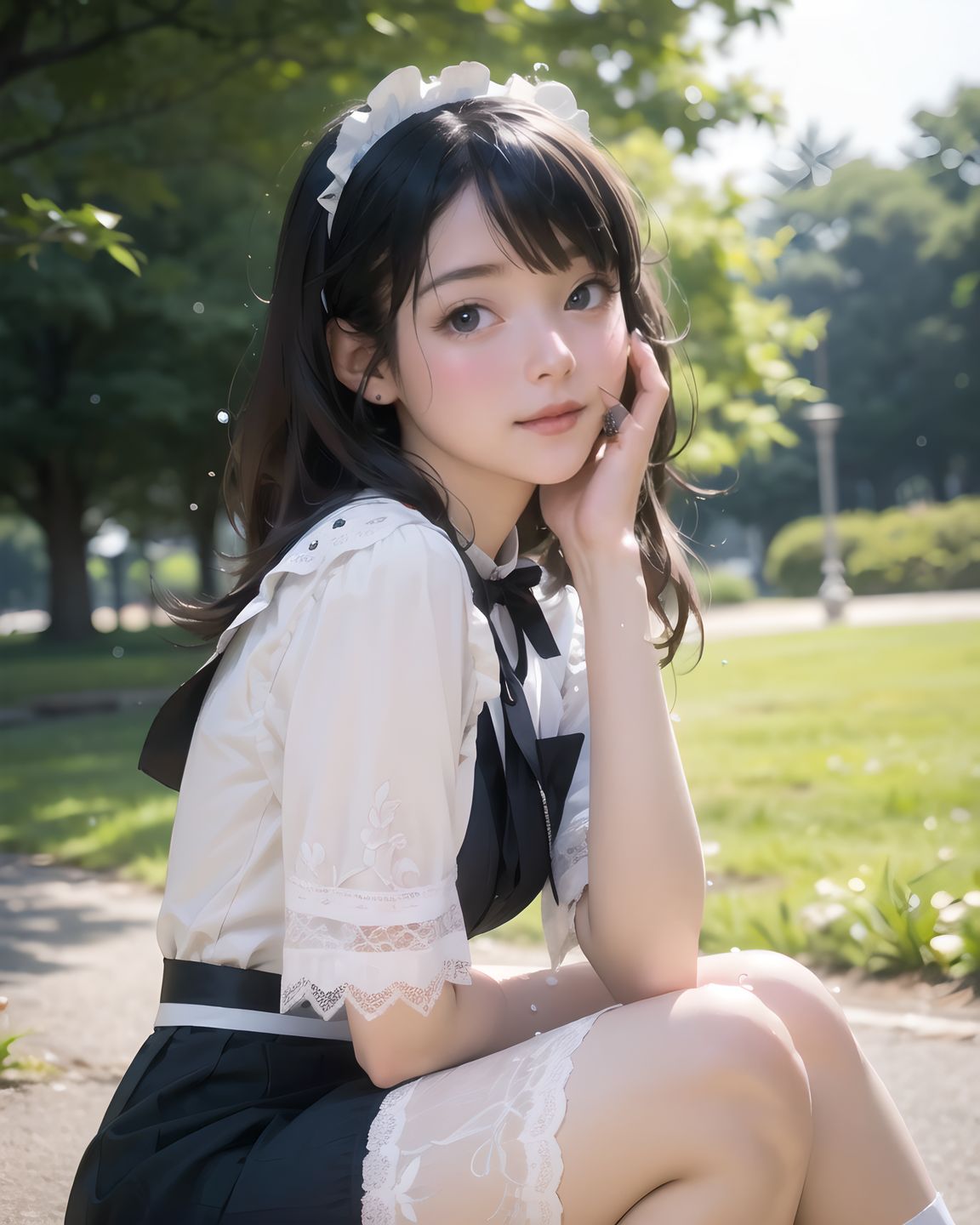 ?(masterpiece:1.5), (best quality:1.5), (photo-realistic:1.6), ultra-detailed, ultra-high resolution, 8k, HDR, Raw Photo, professional photography, insanely-detailed, every detail reproduced clearly, real person, cinematic lighting, high dynamic range, natural color grading, natural youthful expression, gentle smile, shy demeanor, soft gaze, dark deep blue-green eyes, realistic iris texture, short stylish hair, delicate hair strands, clean casual outfit, natural fabric texture, facing the camera, making eye contact, soft natural posture, graceful, natural skin texture, extremely detailed skin, subtle skin imperfections, realistic shading, low angle, depth of field, f/1.8 lens bokeh, sharp focus on face,, Illegal photo shoots of lolicon girl, Short, Young-faced, A 12-year-old elementary school with a childlike face and a height of 120 cm, an immature face and large breasts, Illegal pornographic photos of girl, Underground erotic gravure photo,, ?((childlike anime face with soft round eyes, large glossy brown eyes, blushing cheeks and trembling lips, gothic-style school uniform with frilly trim, fluttering pleated skirt with black lace, garter-attached white knee socks with lace trim, petite body with narrow shoulders and small chest, DSLR-style close-up from low angle, soft rim lighting on cheeks and thighs, studio white background, cinematic tone, ambient occlusion,):1.666),, (delicate actress confused between fiction and feeling),
Pink, Champagne, Ivory, Lavender, Midnight Blue, Pearl White, Ruby Red, Emerald Green, Soft Gray, Blush
((RUNA, a 20-year-old college girl, in a moonlit park, wearing a sheer black maid dress with white lace frills, short skirt subtly revealing thighs, a playful yet shy smile, blushing cheeks, large sparkling eyes with a hint of curiosity, short black hair with bangs adorned with a small ribbon, moonlight casting soft shadows on her smooth skin, delicate breeze lifting her skirt slightly, 2.5D anime style, ultra-detailed, 8K resolution, vibrant colors, shallow depth of field with 50mm f/1.2 lens, focus on her expressive face and intricate dress, cinematic lighting, kawaii and slightly spicy aesthetic.
):1.8),
(masterpiece:1.3), (best quality:1.3), (photo-realistic:1.4), real person, (cute girl:1.2), kawaii, idol face, stylish short cut hair, A charming 20-year-old Japanese college girl, RUNA, in a cozy cafe, wearing a pastel pink Lolita dress with sheer lace sleeves, delicate ribbons, and a slightly raised skirt revealing soft thighs, her short black hair with bangs styled elegantly, a gentle smile with a hint of shyness, blushing cheeks, large sparkling eyes reflecting curiosity, soft sunlight filtering through a window, casting gentle shadows on her smooth skin, surrounded by coffee cups and pastries, 2.5D anime style, ultra-detailed, 8K resolution, vibrant colors, shallow depth of field with 50mm f/1.2 lens, focus on her expressive face and intricate dress textures, cinematic lighting, kawaii aesthetic.
((RUNA, a 20-year-old college girl, in a moonlit park, wearing a sheer black maid dress with white lace frills, short skirt subtly revealing thighs, a playful yet shy smile, blushing cheeks, large sparkling eyes with a hint of curiosity, short black hair with bangs adorned with a small ribbon, moonlight casting soft shadows on her smooth skin, delicate breeze lifting her skirt slightly, 2.5D anime style, ultra-detailed, 8K resolution, vibrant colors, shallow depth of field with 50mm f/1.2 lens, focus on her expressive face and intricate dress, cinematic lighting, kawaii and slightly spicy aesthetic.
):1.8),
(masterpiece:1.3), (best quality:1.3), (photo-realistic:1.4), real person, (cute girl:1.2), kawaii, idol face, stylish short cut hair, A charming 20-year-old Japanese college girl, RUNA, in a cozy cafe, wearing a pastel pink Lolita dress with sheer lace sleeves, delicate ribbons, and a slightly raised skirt revealing soft thighs, her short black hair with bangs styled elegantly, a gentle smile with a hint of shyness, blushing cheeks, large sparkling eyes reflecting curiosity, soft sunlight filtering through a window, casting gentle shadows on her smooth skin, surrounded by coffee cups and pastries, 2.5D anime style, ultra-detailed, 8K resolution, vibrant colors, shallow depth of field with 50mm f/1.2 lens, focus on her expressive face and intricate dress textures, cinematic lighting, kawaii aesthetic.
((tears of pleasure, trembling lips,):1.7),
inviting hand gesture, fingers curling,:1.5?
beckoning with one finger, smiling,,
inviting hand gesture, fingers curling, ,
shivering with pleasure, body trembling,,
ecstatic expression, mouth open,,
licking lips, intense gaze,,
blushing, avoiding eye contact,,
(even if it feels so wrong?),
(skin glistening softly with nervous sweat),
(gaze half-averted in embarrassed refusal),
?Roses Sorceress**, (black velvet dress embroidered with crimson roses), (voluminous petticoat of layered tulle and lace), (matching rose corsage and a black veil), (lace gloves and thorn-motif rings), (gothic heeled pumps with ribbon laces),
(Hasty Struggle), (blouse half-untucked from her waistband), (skirt hem is torn and frayed at the knee), (a single strand of her hair is stuck to her cheek with sweat), (the lace of her collar is wrinkled and pulled to one side), (one sock has a small, grass-stained smudge),
gasping expression, eyes wide,,
(masterpiece:1.5), (best quality:1.5), (photo-realistic:1.6), ultra-detailed, ultra-high resolution, 8k, HDR, Raw Photo, professional photography, insanely-detailed, every detail reproduced clearly, cinematic lighting, high dynamic range, natural color grading, soft natural background, serene outdoor setting, lush greenery, delicate bokeh of distant trees, subtle sunlight filtering through leaves, natural textures of grass and foliage, gentle atmospheric haze, low angle, depth of field, f/1.8 lens bokeh, sharp focus on foreground, realistic shading, subtle environmental imperfections, tranquil and graceful ambiance,, (intensifying the blush and gloss of her shame), (layered performance blurring fiction and desire),,