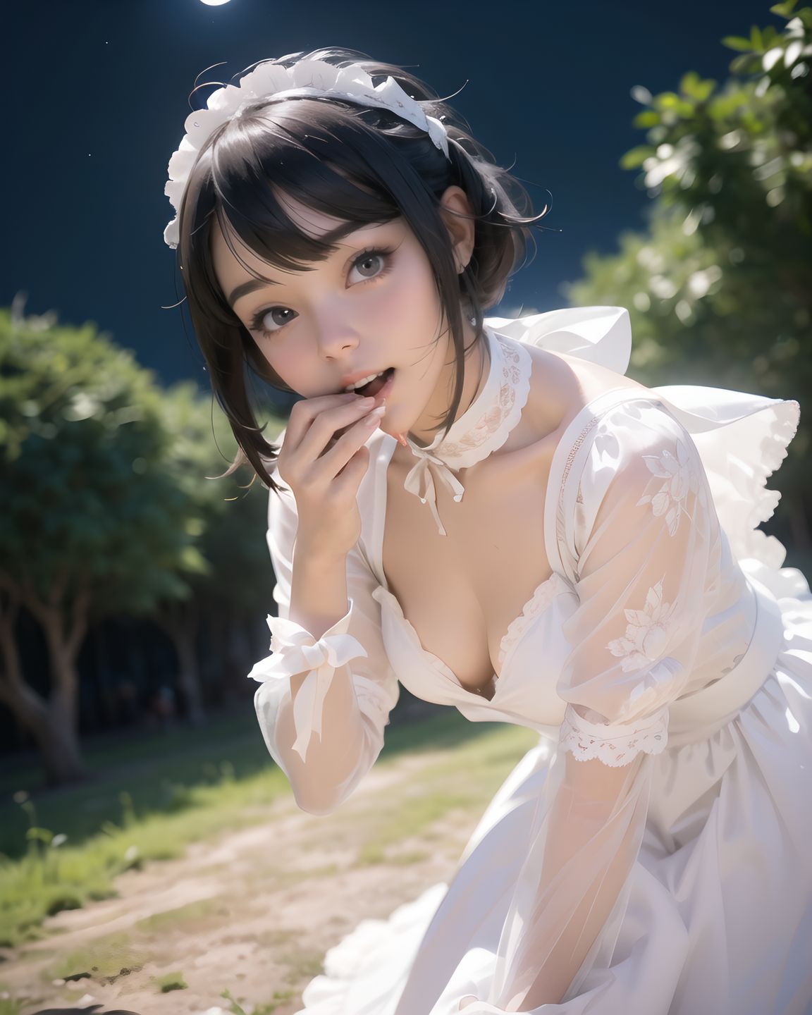 ?(masterpiece:1.5), (best quality:1.5), (photo-realistic:1.6), ultra-detailed, ultra-high resolution, 8k, HDR, Raw Photo, professional photography, insanely-detailed, every detail reproduced clearly, real person, cinematic lighting, high dynamic range, natural color grading, natural youthful expression, gentle smile, shy demeanor, soft gaze, dark deep blue-green eyes, realistic iris texture, short stylish hair, delicate hair strands, clean casual outfit, natural fabric texture, facing the camera, making eye contact, soft natural posture, graceful, natural skin texture, extremely detailed skin, subtle skin imperfections, realistic shading, low angle, depth of field, f/1.8 lens bokeh, sharp focus on face,, Illegal photo shoots of lolicon girl, Short, Young-faced, A 12-year-old elementary school with a childlike face and a height of 120 cm, an immature face and large breasts, Illegal pornographic photos of girl, Underground erotic gravure photo,, ?((childlike anime face with soft round eyes, large glossy brown eyes, blushing cheeks and trembling lips, gothic-style school uniform with frilly trim, fluttering pleated skirt with black lace, garter-attached white knee socks with lace trim, petite body with narrow shoulders and small chest, DSLR-style close-up from low angle, soft rim lighting on cheeks and thighs, studio white background, cinematic tone, ambient occlusion,):1.666),, (subtle vignette or bloom in shallow depth of field),
Pink, Champagne, Ivory, Lavender, Midnight Blue, Pearl White, Ruby Red, Emerald Green, Soft Gray, Blush
((RUNA, a 20-year-old college girl, in a moonlit park, wearing a sheer black maid dress with white lace frills, short skirt subtly revealing thighs, a playful yet shy smile, blushing cheeks, large sparkling eyes with a hint of curiosity, short black hair with bangs adorned with a small ribbon, moonlight casting soft shadows on her smooth skin, delicate breeze lifting her skirt slightly, 2.5D anime style, ultra-detailed, 8K resolution, vibrant colors, shallow depth of field with 50mm f/1.2 lens, focus on her expressive face and intricate dress, cinematic lighting, kawaii and slightly spicy aesthetic.
):1.8),
(masterpiece:1.3), (best quality:1.3), (photo-realistic:1.4), real person, (cute girl:1.2), kawaii, idol face, stylish short cut hair, A charming 20-year-old Japanese college girl, RUNA, in a cozy cafe, wearing a pastel pink Lolita dress with sheer lace sleeves, delicate ribbons, and a slightly raised skirt revealing soft thighs, her short black hair with bangs styled elegantly, a gentle smile with a hint of shyness, blushing cheeks, large sparkling eyes reflecting curiosity, soft sunlight filtering through a window, casting gentle shadows on her smooth skin, surrounded by coffee cups and pastries, 2.5D anime style, ultra-detailed, 8K resolution, vibrant colors, shallow depth of field with 50mm f/1.2 lens, focus on her expressive face and intricate dress textures, cinematic lighting, kawaii aesthetic.
((RUNA, a 20-year-old college girl, in a moonlit park, wearing a sheer black maid dress with white lace frills, short skirt subtly revealing thighs, a playful yet shy smile, blushing cheeks, large sparkling eyes with a hint of curiosity, short black hair with bangs adorned with a small ribbon, moonlight casting soft shadows on her smooth skin, delicate breeze lifting her skirt slightly, 2.5D anime style, ultra-detailed, 8K resolution, vibrant colors, shallow depth of field with 50mm f/1.2 lens, focus on her expressive face and intricate dress, cinematic lighting, kawaii and slightly spicy aesthetic.
):1.8),
(masterpiece:1.3), (best quality:1.3), (photo-realistic:1.4), real person, (cute girl:1.2), kawaii, idol face, stylish short cut hair, A charming 20-year-old Japanese college girl, RUNA, in a cozy cafe, wearing a pastel pink Lolita dress with sheer lace sleeves, delicate ribbons, and a slightly raised skirt revealing soft thighs, her short black hair with bangs styled elegantly, a gentle smile with a hint of shyness, blushing cheeks, large sparkling eyes reflecting curiosity, soft sunlight filtering through a window, casting gentle shadows on her smooth skin, surrounded by coffee cups and pastries, 2.5D anime style, ultra-detailed, 8K resolution, vibrant colors, shallow depth of field with 50mm f/1.2 lens, focus on her expressive face and intricate dress textures, cinematic lighting, kawaii aesthetic.
((biting lower lip, seductive,):1.7),
beckoning with one finger, smiling,:1.5?
embarrassed glance, looking away,,
moaning face, eyebrows raised, ,
inviting hand gesture, fingers curling,,
blushing, avoiding eye contact,,
gripping sheets, arching back,,
biting lower lip, seductive,,
(right?? It?s not real? it?s not?),
(goosebumps running along her arms and shoulders),
(eyes darting toward the viewer with fear and pride),
Invitation to the Tea Party**, (cream-colored frilly blouse and a striped jumper skirt), (a large silk bow at the neck), (teacup-motif hair clip), (tote bag printed with cake patterns), (pumps with ruffles like cake frosting),
(Tumbled Down), (the straps on her dress are twisted and uneven on her shoulders), (there are muddy handprints on the back of her skirt), (her hair is a tangled mess, with a flower pin half-fallen out), (the lace on her socks has a tear near the top), (her coat is draped haphazardly over one arm, half-dragging),
shivering with pleasure, body trembling,,
(masterpiece:1.5), (best quality:1.5), (photo-realistic:1.6), ultra-detailed, ultra-high resolution, 8k, HDR, Raw Photo, professional photography, insanely-detailed, every detail reproduced clearly, cinematic lighting, high dynamic range, natural color grading, soft natural background, serene outdoor setting, lush greenery, delicate bokeh of distant trees, subtle sunlight filtering through leaves, natural textures of grass and foliage, gentle atmospheric haze, low angle, depth of field, f/1.8 lens bokeh, sharp focus on foreground, realistic shading, subtle environmental imperfections, tranquil and graceful ambiance,, (soft ambient glow from the floor), (Real fake photos of a high school girl who is an underground idol, taken by herself while undressing), ,