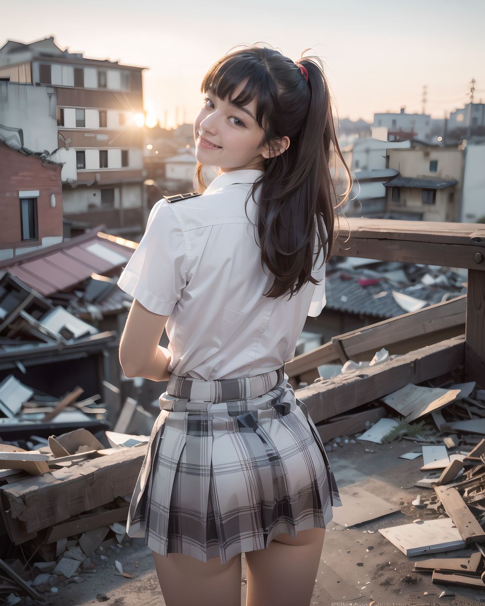 ?RUNA?

**Clothing and Naked Style**
(((White shirt, no bra:2, standard-sized breasts fully exposed and clearly visible , smooth, lustrous, supple skin: 1.7))),

**Hentai and Perverted Elements**
(((((no bra:1.6))))), 
Full-naked with clothes partially removed, bra askew exposing breasts, panties removed.
Poses facing backward with plump buttocks exposed.
A flushed, bashful expression paired with sensual, glamorous poses.


**KAWAII**
(cute KAWAII girl with a perfect style, very detailed facial texture:1.3), (idol face:1.5), fine particles, (kawaii face:1.6), kind eyes,young face, childish,
(blushing smile expression:1.4),looking at me,beautiful skin, intricate details,artistic realism,(deep, dark eye colour),

**loli**
((Illegal photo shoots of lolicon girl, Short, Young-faced, an immature face and Small breasts, Illegal pornographic photos of girl, Underground erotic gravure photo:1.8)), 




(
facing away,  lifts her skirt to show her panties:1.9)
 and 
(clearly show her labia majora, labia minora, clitoris, and vagina,),

((A girl walks down a sunlit street in her uniform. Her skirt flutters lightly with the breeze. She holds a hand near the hem, almost out of habit. Her expression is calm, maybe even indifferent. Warm light, long shadows, a sense of routine,
undercut,copper hair,ice blue eyes,medium breasts,casual wear,envious,teen,Lying down,three quarter view,drooling):1.5) ,
((Standing on the ground with a skirt lifted, showing panties.):1.9),
Cornflower Blue satin bomber jacket (cropped),slipping slightly 

((A strong gust lifts her skirt completely. She reacts smoothly, pressing it down with one hand while glancing sideways. A bold glimpse of her underwear is visible. No shock on her face?only faint acknowledgment. Composed, practiced elegance in the chaos.
):1.8),

A low-angle side view focused between the girl's legs as her skirt lifts slightly. Her panties are partially visible, and she tries to cover them with one hand. The camera is nearly ground-level, adding tension and intimacy to the scene.


(Flipping hair back with a skirt accidentally lifting, showing panties:1.8),
shaping panties,lace panties,Moss,
She stands still, clutching the hem of her skirt with trembling fingers. Her face is turned downward, cheeks glowing red. Her legs are drawn together. The air is still, but tension lingers. Medium shot, emotional realism.



(masterpiece, best quality, ultra-detailed, 8k, cinematic lighting, realistic textures),  
Japanese train station background, warm tones,  

An Edo-style girl with sharp blue eyes and long black hair stands in the middle of a devastated post-apocalyptic city (1.1).
She wears a traditional kimono with slight damage and stains, evoking realism and emotional weight.
She surveys the ruins with a mixture of shock and quiet determination,
   


(backlight, golden sunlight, cinematic shadow play, warm glow, photorealistic skin texture, full-body composition)




(frontal view:1.3), (close-up shot:1.2), (she leans forward cautiously:1.1)
Golden hour lighting bathes the destroyed city in warm light, casting dramatic shadows.
Collapsed wooden buildings, broken tile roofs, piles of rubble, and corroded high-rise structures surround her.

Zentangle textures, clear sky with scattered white clouds, a medieval fantasy mood in a ruined urban setting.
(post-apocalyptic:1.2), (medieval-style fantasy:1), (urban decay:1)

Character:
A 15-year-old girl, expressionless, head resting on her hands, cowboy shot.
Black hair with blunt bangs, bob cut, sharp ends (1.3), gray tsurime eyes (1.3), jitome.

She wears a school uniform:
(white collared shirt, tucked-in short sleeves, plain pattern:1), (red narrow ribbon:1.1)
(black and gray plaid pleated miniskirt:1.2), (white socks:1.2), loafers