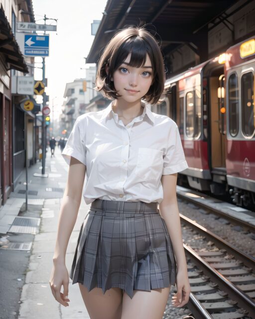 ?RUNA?

**Clothing and Naked Style**
(((White shirt, no bra:2, small  breasts fully exposed and clearly visible , smooth, lustrous, supple skin: 1.7))),

**Hentai and Perverted Elements**
(((((no bra:1.6))))), 
Semi-naked with clothes partially removed, bra askew exposing breasts, panties removed.
Poses include facing forward with closed labia exposed.
A flushed, bashful expression paired with sensual, glamorous poses.


**KAWAII**
(cute KAWAII girl with a perfect style, very detailed facial texture:1.3), (idol face:1.5), fine particles, (kawaii face:1.6), kind eyes,young face, childish,
(blushing smile expression:1.4),looking at me,beautiful skin, intricate details,artistic realism,(deep, dark eye colour),

**loli**
((Illegal photo shoots of lolicon girl, Short, Young-faced, an immature face and Small breasts, Illegal pornographic photos of girl, Underground erotic gravure photo:1.8)), 




(
ordered to  lifts her skirt to show her panties:1.9)
 and 
(clearly show her labia majora, labia minora, clitoris, and vagina,),

((A girl walks down a sunlit street in her uniform. Her skirt flutters lightly with the breeze. She holds a hand near the hem, almost out of habit. Her expression is calm, maybe even indifferent. Warm light, long shadows, a sense of routine,
undercut,copper hair,ice blue eyes,medium breasts,casual wear,envious,teen,Lying down,three quarter view,drooling):1.5) ,
((Standing on the ground with a skirt lifted, showing panties.):1.9),
tube dress 

((A strong gust lifts her skirt completely. She reacts smoothly, pressing it down with one hand while glancing sideways. A bold glimpse of her underwear is visible. No shock on her face?only faint acknowledgment. Composed, practiced elegance in the chaos.
):1.8),

A low-angle side view focused between the girl's legs as her skirt lifts slightly. Her panties are partially visible, and she tries to cover them with one hand. The camera is nearly ground-level, adding tension and intimacy to the scene.


(Flipping hair back with a skirt accidentally lifting, showing panties:1.8),
shaping panties,lace panties,Moss,
She looks away, her hands resting lightly on her skirt now. Her expression is thoughtful, cheeks still warm. The wind has calmed, but her heart hasn?t. Soft frontal lighting, slightly blurred background.



(masterpiece, best quality, ultra-detailed, 8k, cinematic lighting, realistic textures),  
Japanese train station background, warm tones,  

The yellow train has just departed, warm air still trembling on the platform, sunlight gleams on the tracks, the girl stands alone in silence, faint echo of engine fading, summer melancholy atmosphere,   


(backlight, golden sunlight, cinematic shadow play, warm glow, photorealistic skin texture, full-body composition)




(frontal view:1.3), (close-up shot:1.2), (she leans forward cautiously:1.1)
Golden hour lighting bathes the destroyed city in warm light, casting dramatic shadows.
Collapsed wooden buildings, broken tile roofs, piles of rubble, and corroded high-rise structures surround her.

Zentangle textures, clear sky with scattered white clouds, a medieval fantasy mood in a ruined urban setting.
(post-apocalyptic:1.2), (medieval-style fantasy:1), (urban decay:1)

Character:
A 15-year-old girl, expressionless, head resting on her hands, cowboy shot.
Black hair with blunt bangs, bob cut, sharp ends (1.3), gray tsurime eyes (1.3), jitome.

She wears a school uniform:
(white collared shirt, tucked-in short sleeves, plain pattern:1), (red narrow ribbon:1.1)
(black and gray plaid pleated miniskirt:1.2), (white socks:1.2), loafers