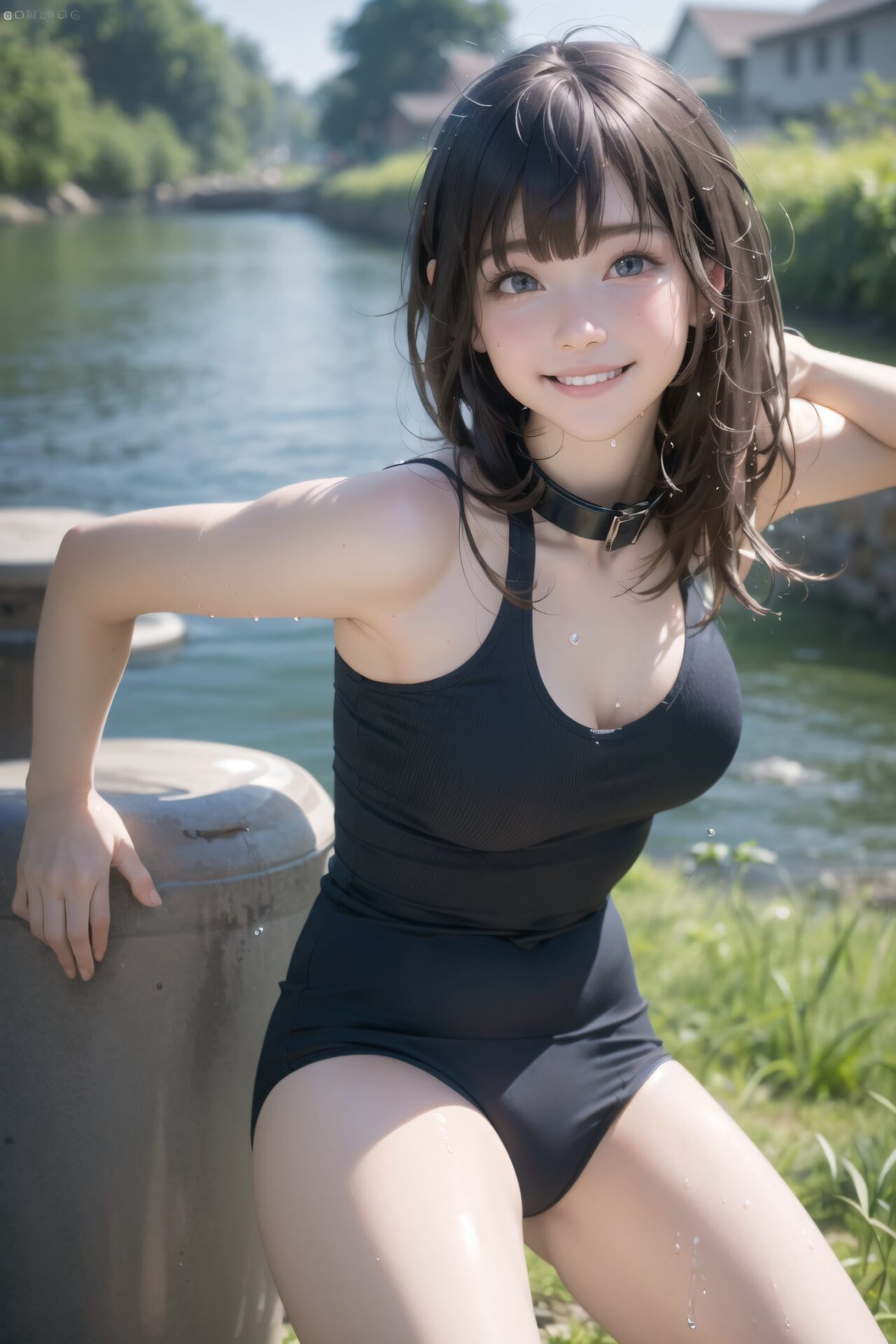 ?RUNA?
(masterpiece:1.3), (best quality:1.3),(photo-realistic:1.5),real person,
(cute girl:1.2),kawaii,idol face,(12 years old young girl:1.3),
BLAKE
Innocent pure and charming 16-year-old girl,
Innocent, youthful expression, gentle smile, shy demeanour,
Embarrassed Idol smile,
dark deep Blue green eyes, shining with purity,
stylish short cut, delicate flow of hair,
*
((
semi-sheer sarongThe fabric flutteredthin as a sighrevealing the smooth of her thighs,,
transparent white panties, soaked from sweat and made of delicate cotton fabric,,
Rain-soaked shirt turning transparent, outlining every soft contour,,
?Even if I say stop? I don?t want you to hate me?? Her hand lingers at her collar. Her breathing quickens. Her body quivers as if resisting her own will.,,
Toilet tank lid removed, revealing water slowly rippling,,
**tight spandex activewear** in dark hues (performing precise movements in solitude),,
):1.8),
*
Facing the camera, making eye contact, embodying childlike wonder,
Soft, natural posture, youthful, graceful shot,
flirtatious eyes expression,, an ideal blend of innocence and enchantment,
Embodies the popular kawaii girl,
Elements of Lolita fashion, fresh and pure poses, exuding natural charm,
The low angle emphasises her kawaii and highlights the fine textures of her hair and clothes,
Natural light casts soft shadows and highlights the contours of her youthful face,
Bringing her into sharp focus,
High resolution, detailed graphics,
vivid colors, professional quality,
Ultra-high resolution, capturing every detail from individual strands of hair to the intricate fabrics of her costume,
Professional-grade clarity and contrast bring the vibrant colours to life,
(EasyNegativeV2:-1.5), (worst quality, low quality:-1.2),
(moles:-1.1),(spot on the skin:-1.2),(freckles:-1.3)
(bad-hands-5:-1.2), (negative_hand-neg:-1.1),
BLAKE
beautiful detailed eyes,
(baby face:1.4),
(smile:1.4),blush,(soft and smooth skin:1.2),(oily skin:1.2),
(medium breasts:1.2),
(bangs cut, beautiful hair:1.6),braids,Headband Alice band,
concept art,
texture,Exquisite and beautiful backgrounds,
absolutely resolution, ultra detaile,intricate,
(8k:1.3),CG, unity , 2k wallpaper,absurdres,