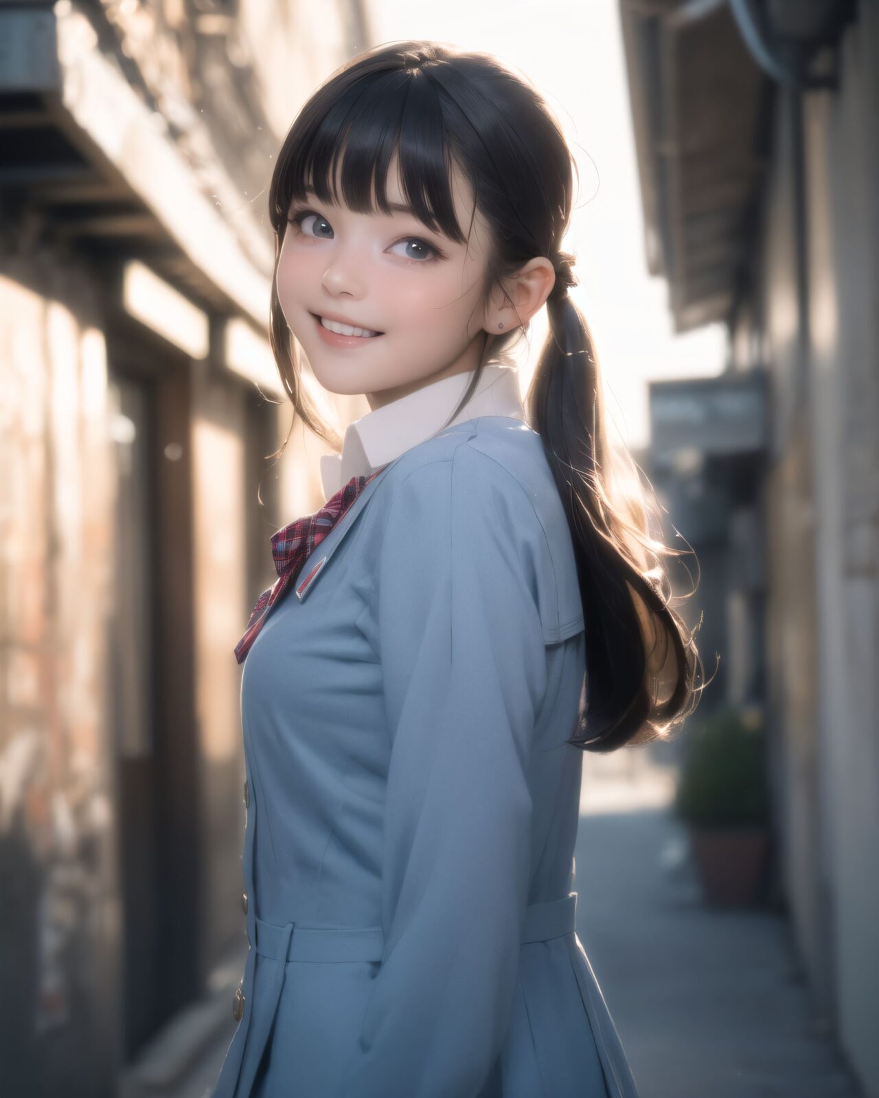 (masterpiece:1.3), (best quality:1.3),(photo-realistic:1.2),
(2 girls:1.8),(solo:-2.0),(cute girls:1.2),kawaii,idol face,(12 years old young girl:1.3),

BLAKE

Innocent pure and charming 16-year-old girl, 
Innocent, youthful expression, gentle smile, shy demeanour,

Embarrassed Idol smile,

dark deep Blue green eyes, shining with purity,
Silver hair, stylish short cut, delicate flow of hair, 





Facing the camera, making eye contact, embodying childlike wonder, 

Cowboy shot, 
Soft, natural posture, youthful, graceful shot, 


flirtatious eyes expression,, an ideal blend of innocence and enchantment, 
Embodies the popular kawaii girl,
Elements of Lolita fashion, fresh and pure poses, exuding natural charm, 


The low angle emphasises her kawaii and highlights the fine textures of her hair and clothes, 
Natural light casts soft shadows and highlights the contours of her youthful face, 


Bringing her into sharp focus,
Shallow depth of field with the *50mm F/1.2 lens for beautiful depth blur with her face in focus, 
High resolution, detailed graphics, 
vivid colors, professional quality,


Ultra-high resolution, capturing every detail from individual strands of hair to the intricate fabrics of her costume,
Professional-grade clarity and contrast bring the vibrant colours to life,


(EasyNegativeV2:-1.5), (worst quality, low quality:-1.2),
(moles:-1.1),(spot on the skin:-1.2),(freckles:-1.3)
 (bad-hands-5:-1.2), (negative_hand-neg:-1.1), 

BLAKE

(Each girl has the same appearance:-1.5),
(All the girls look the same,Same hair color,Same hairstyle,They look alike,They look exactly the same:-1.2),

light pink eyes,beautiful detailed eyes,
(baby face:1.4),
(smile:1.4),blush,(soft and smooth skin:1.2),(oily skin:1.2),
(medium breasts:1.2),

(bangs cut: 1.6), curly hair straight hair, front, pigtails: 1.4,
beautiful hair,

(School uniform:1.2),sailor suit,
cyberpunk world view, city naight,

(upper body:1.2),

concept art,
texture,Exquisite and beautiful backgrounds,
absolutely resolution, ultra detaile,intricate,
(8k:1.3),CG, unity , 2k wallpaper,absurdres,