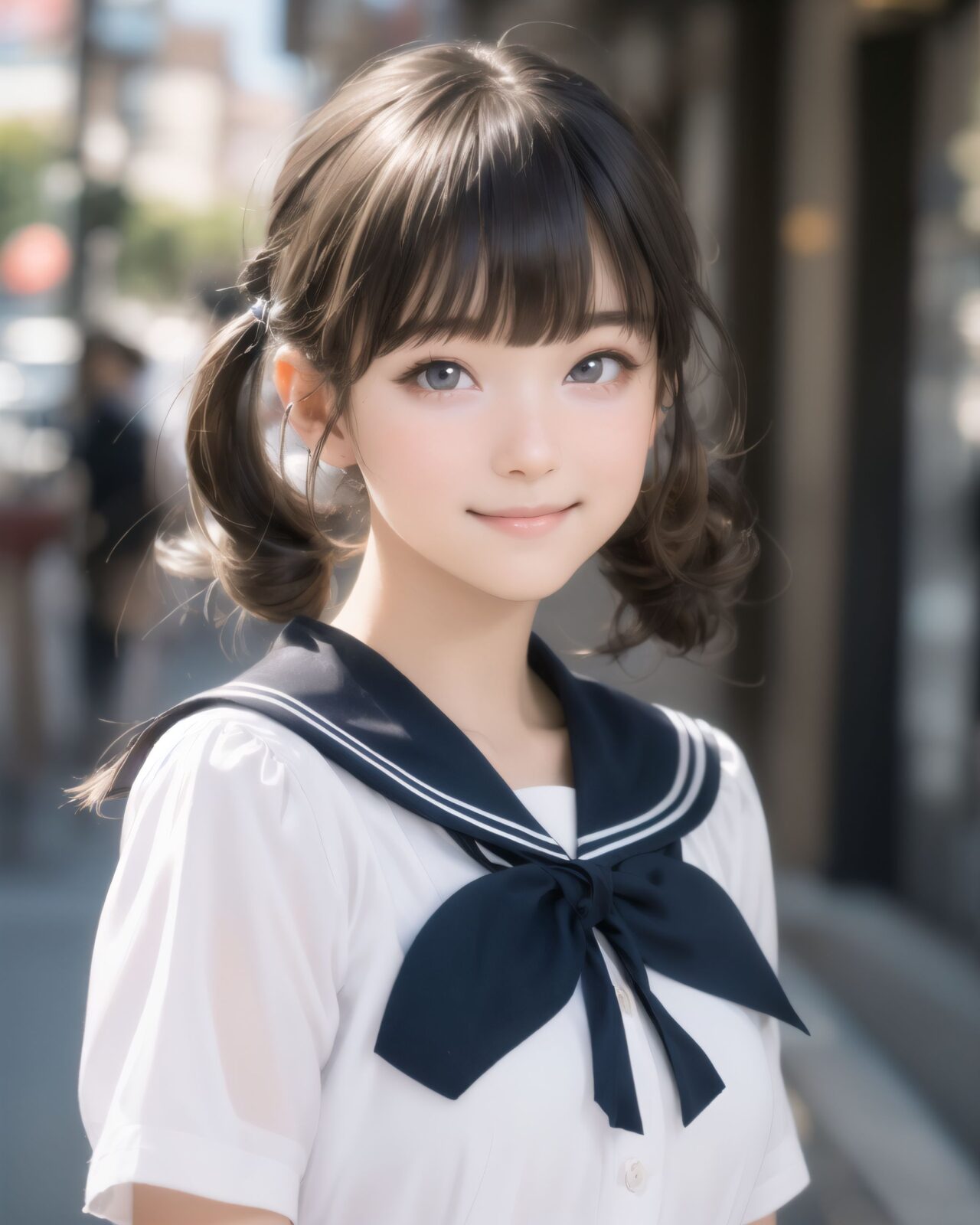 (masterpiece:1.3), (best quality:1.3),(photo-realistic:1.2),
(2 girls:1.8),(solo:-2.0),(cute girls:1.2),kawaii,idol face,(12 years old young girl:1.3),

BLAKE

Innocent pure and charming 16-year-old girl, 
Innocent, youthful expression, gentle smile, shy demeanour,

Embarrassed Idol smile,

dark deep Blue green eyes, shining with purity,
Silver hair, stylish short cut, delicate flow of hair, 





Facing the camera, making eye contact, embodying childlike wonder, 

Cowboy shot, 
Soft, natural posture, youthful, graceful shot, 


flirtatious eyes expression,, an ideal blend of innocence and enchantment, 
Embodies the popular kawaii girl,
Elements of Lolita fashion, fresh and pure poses, exuding natural charm, 


The low angle emphasises her kawaii and highlights the fine textures of her hair and clothes, 
Natural light casts soft shadows and highlights the contours of her youthful face, 


Bringing her into sharp focus,
Shallow depth of field with the *50mm F/1.2 lens for beautiful depth blur with her face in focus, 
High resolution, detailed graphics, 
vivid colors, professional quality,


Ultra-high resolution, capturing every detail from individual strands of hair to the intricate fabrics of her costume,
Professional-grade clarity and contrast bring the vibrant colours to life,


(EasyNegativeV2:-1.5), (worst quality, low quality:-1.2),
(moles:-1.1),(spot on the skin:-1.2),(freckles:-1.3)
 (bad-hands-5:-1.2), (negative_hand-neg:-1.1), 

BLAKE

(Each girl has the same appearance:-1.5),
(All the girls look the same,Same hair color,Same hairstyle,They look alike,They look exactly the same:-1.2),

light pink eyes,beautiful detailed eyes,
(baby face:1.4),
(smile:1.4),blush,(soft and smooth skin:1.2),(oily skin:1.2),
(medium breasts:1.2),

(bangs cut: 1.6), curly hair straight hair, front, pigtails: 1.4,
beautiful hair,

(School uniform:1.2),sailor suit,
cyberpunk world view, city naight,

(upper body:1.2),

concept art,
texture,Exquisite and beautiful backgrounds,
absolutely resolution, ultra detaile,intricate,
(8k:1.3),CG, unity , 2k wallpaper,absurdres,