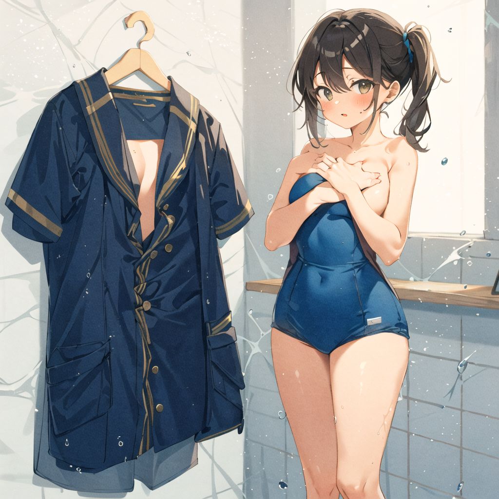 One-piece swimwear changing sio2_v12 20231108